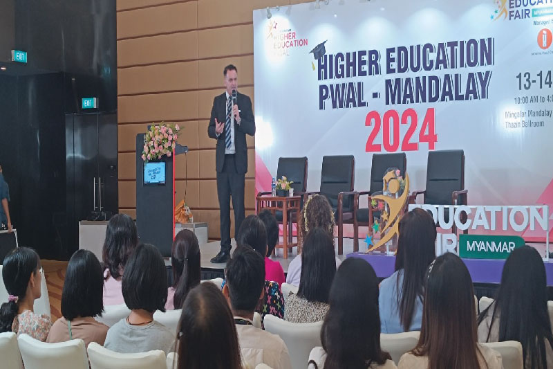 Participation in ‘Higher Education Pwal’ held at Mingalar Mandalay